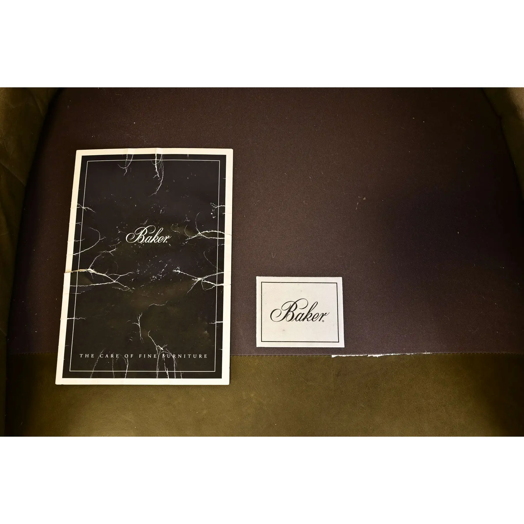 Baker Furniture Stately Homes Collection Late Victorian Tufted Leather Club Chair - Image 12