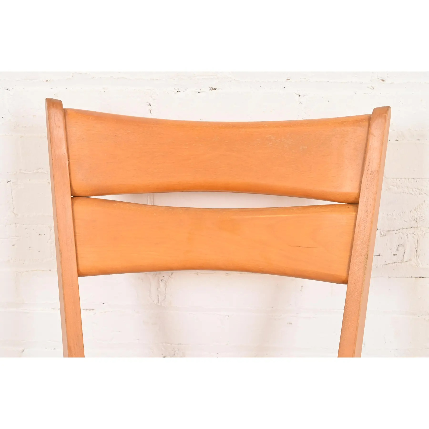 Heywood Wakefield Mid-Century Modern Solid Maple Side Chair, 1950s - Image 6