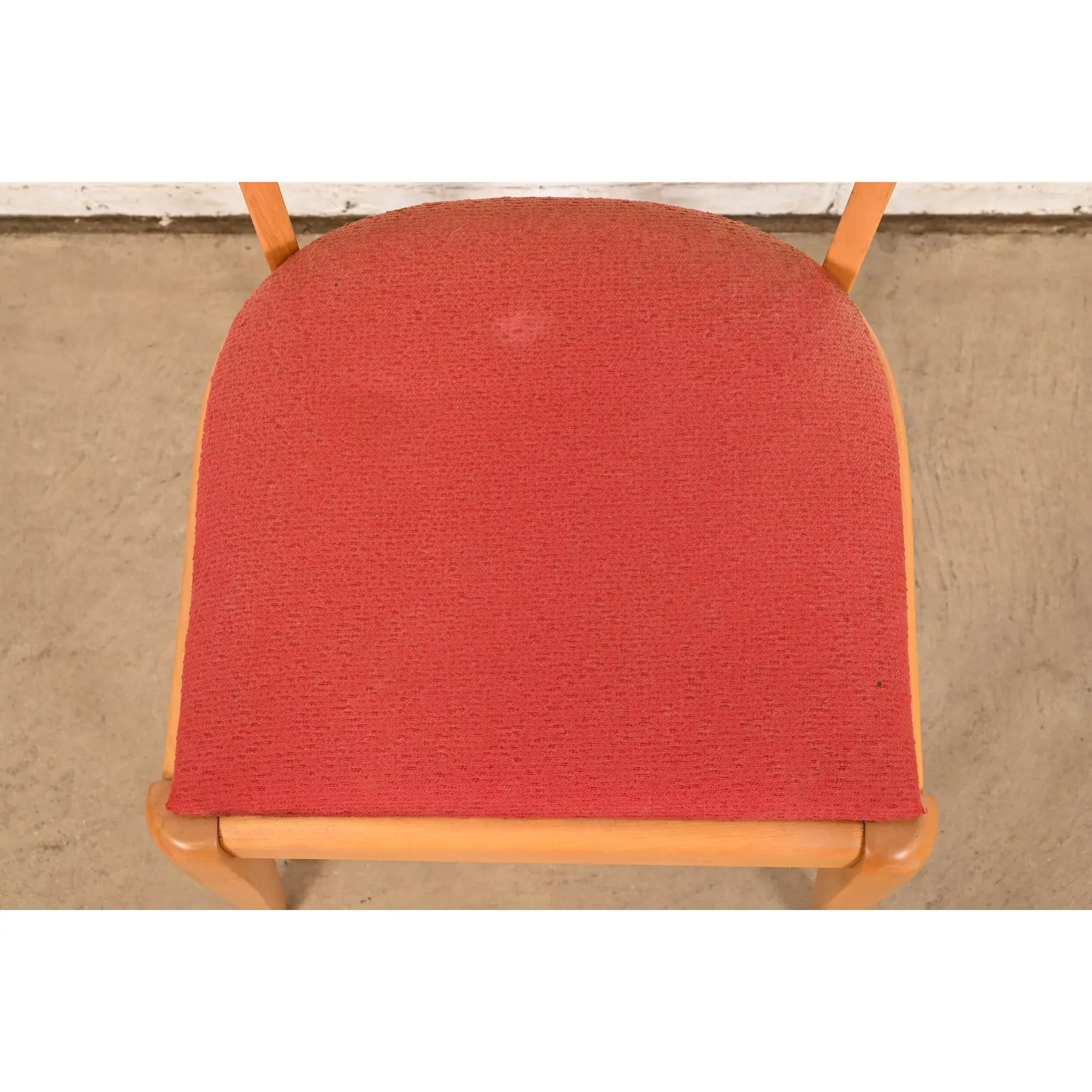 Heywood Wakefield Mid-Century Modern Solid Maple Side Chair, 1950s - Image 7