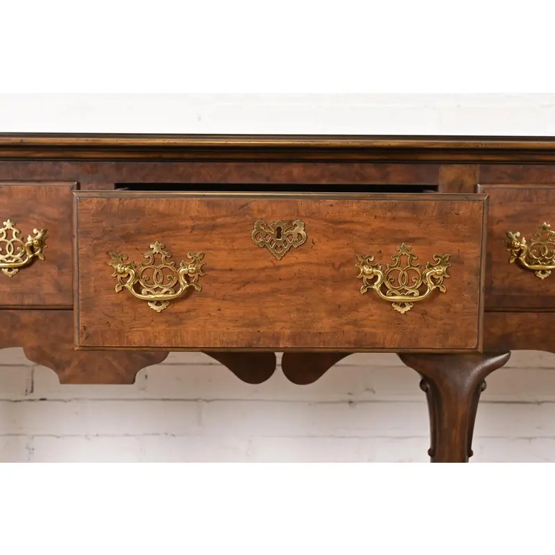 Baker Furniture Georgian Burled Walnut Sideboard Credenza - Image 9