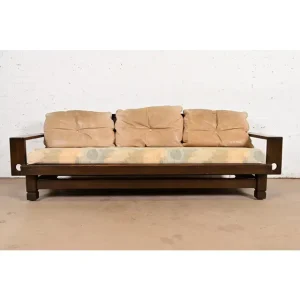 Klaus Rausch Mid-Century Brutalist Geometric Sofa, 1960s