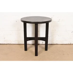 Gustav Stickley Antique Mission Oak Arts & Crafts Tabouret Side Table, Circa 1905