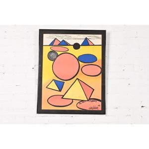 Alexander Calder "Hommage À San Lazzaro" Framed Lithograph, 1975