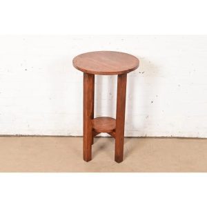 L. & J. G. Stickley Antique Mission Oak Arts & Crafts Lamp Table or Occasional Side Table