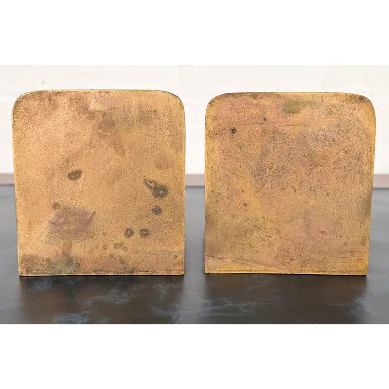 Tiffany Studios New York Bronze Doré Zodiac Bookends, Circa 1910 - Image 10