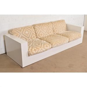 Milo Baughman for Thayer Coggin Mid-Century Modern Tuxedo Sofa, Circa 1970s
