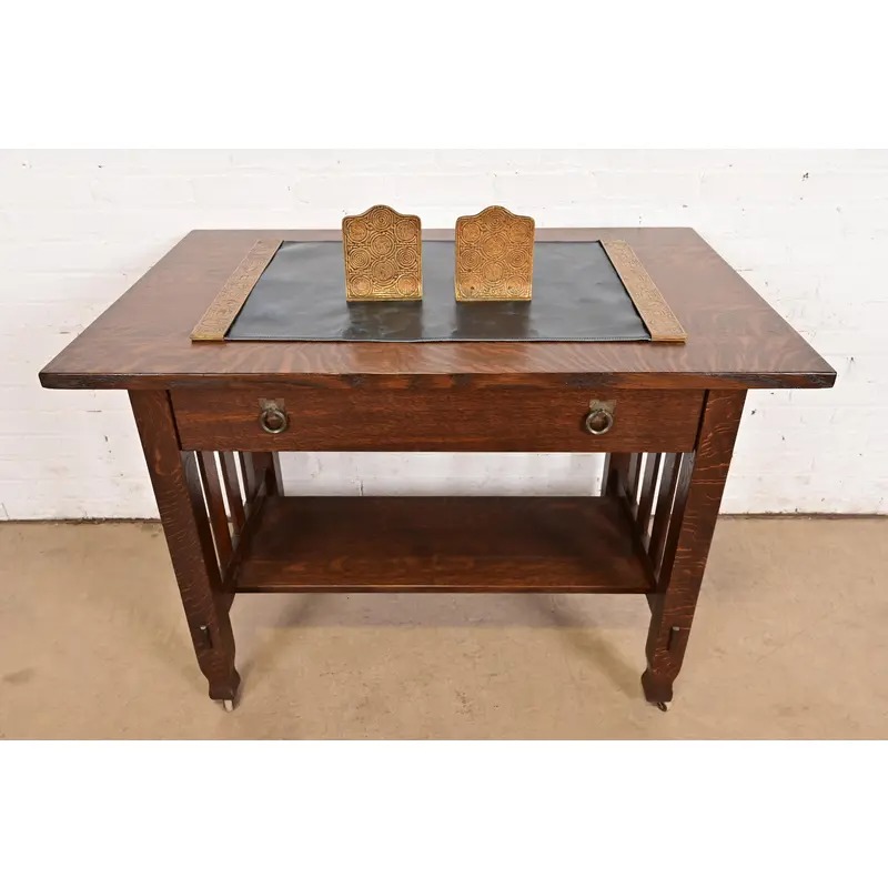 Tiffany Studios New York Bronze Doré Zodiac Bookends, Circa 1910 - Image 12