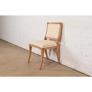 Hickory Chair Klismos or French Regency Louis XVI Carved Side Chair or Dining Chair