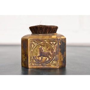 Tiffany Studios New York Zodiac Bronze Pen Brush