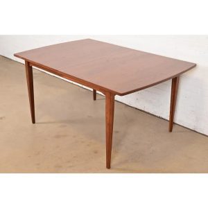 Kipp Stewart for Drexel Declaration Walnut Extension Dining Table, Newly Refinished