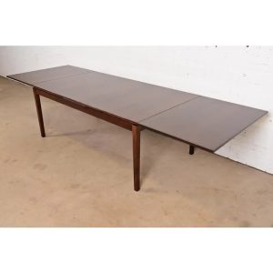 Arne Vodder for H. Sigh & Son's Danish Modern Rosewood Extension Dining Table, Newly Refinished