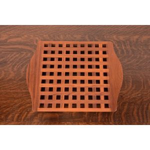 Jens Quistgaard Style Danish Modern Sculpted Teak Serving Tray, Circa 1970s