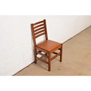Stickley Mission Oak Arts & Crafts Ladder Back Side Chair, Desk Chair, or Dining Chair