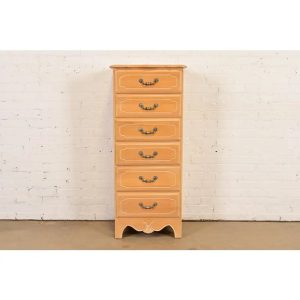 Ethan Allen Country French Carved Maple Lingerie Chest or Semainier