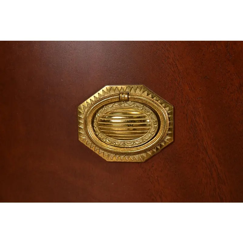 Baker Furniture Federal Inlaid Mahogany Sideboard Credenza, Newly Refinished - Image 10