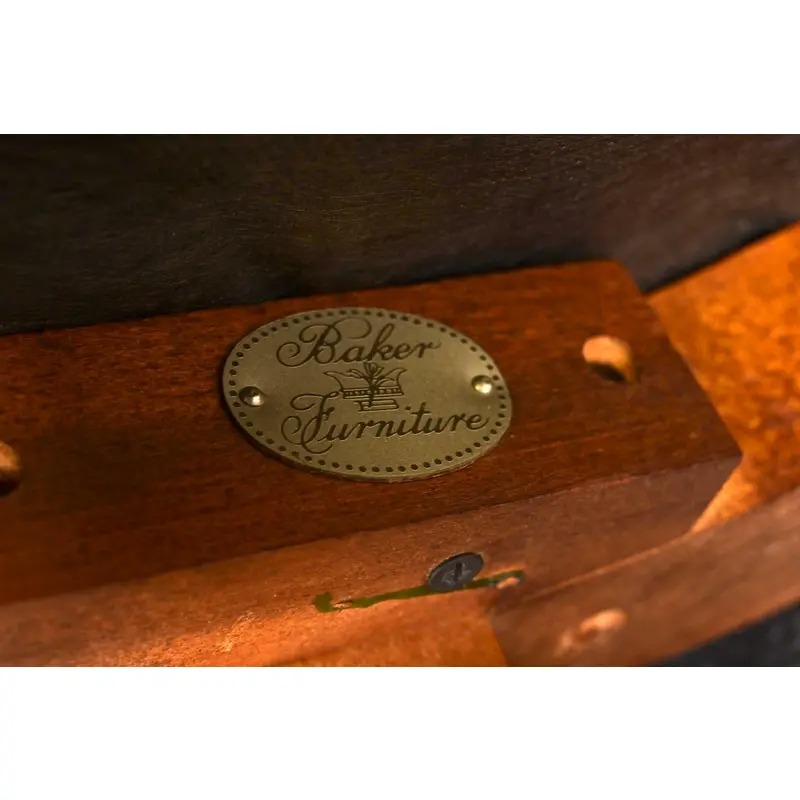 Baker Furniture Regency Solid Cherry Wood Side Chairs or Dining Chairs, Pair - Image 10