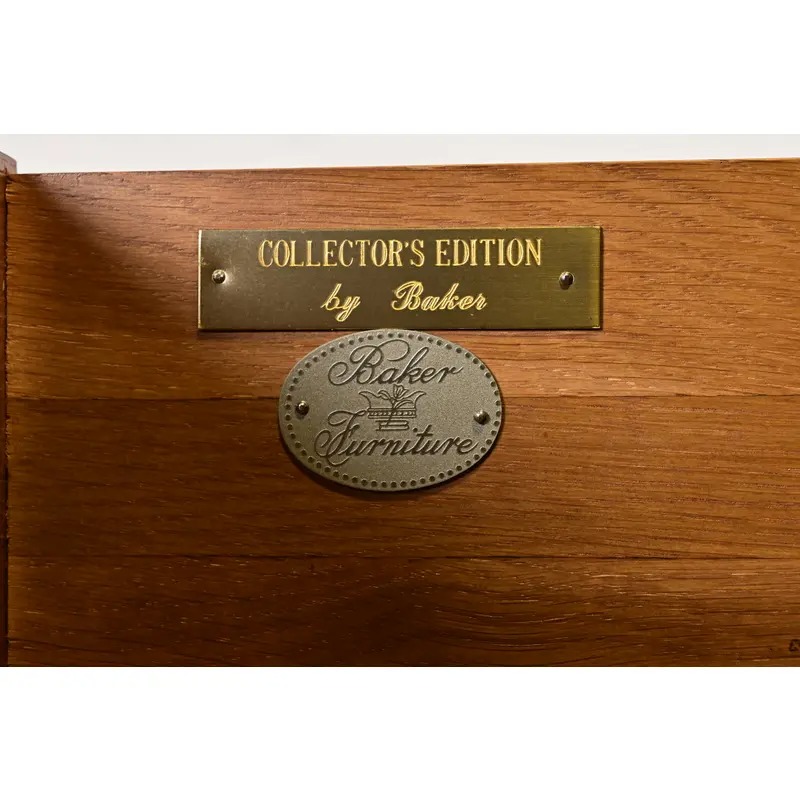 Baker Furniture Federal Inlaid Mahogany Sideboard Credenza, Newly Refinished - Image 12