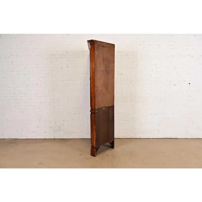 Henkel Harris Style Cherry Wood Corner Cabinet, Circa 1970s - Image 12
