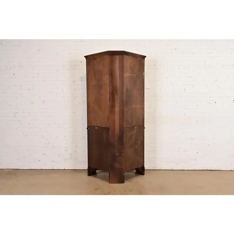 Henkel Harris Style Cherry Wood Corner Cabinet, Circa 1970s - Image 13