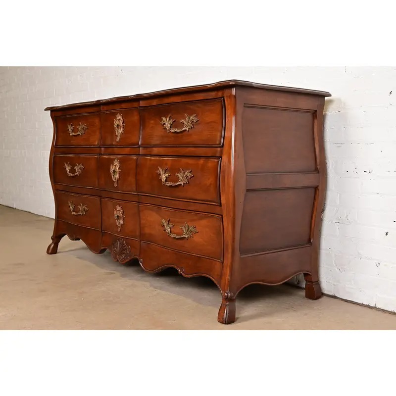 Bodart French Provincial Louis XV Fruitwood Triple Dresser, Circa 1960s - Image 3