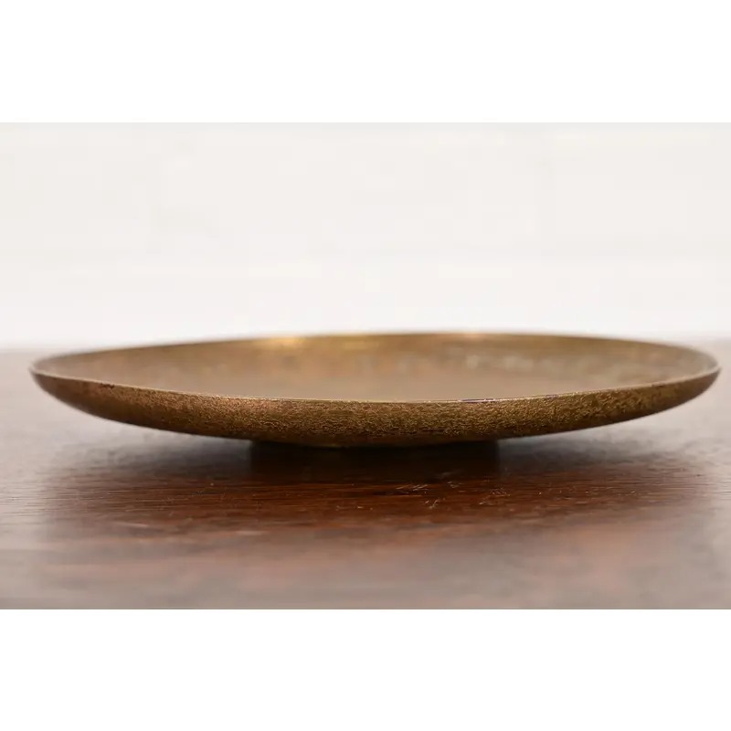 Tiffany Studios New York Bronze Plate With Greek Key Design - Image 3