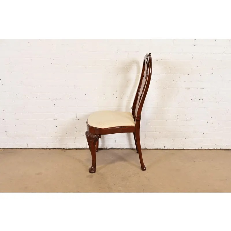Baker Furniture Georgian Carved Mahogany Side Chair or Dining Chair - Image 6