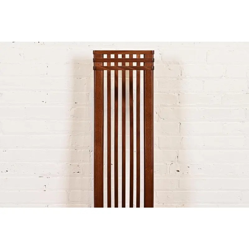 Frank Lloyd Wright Style Arts & Crafts High Back Dining Chairs, Set of Four - Image 6