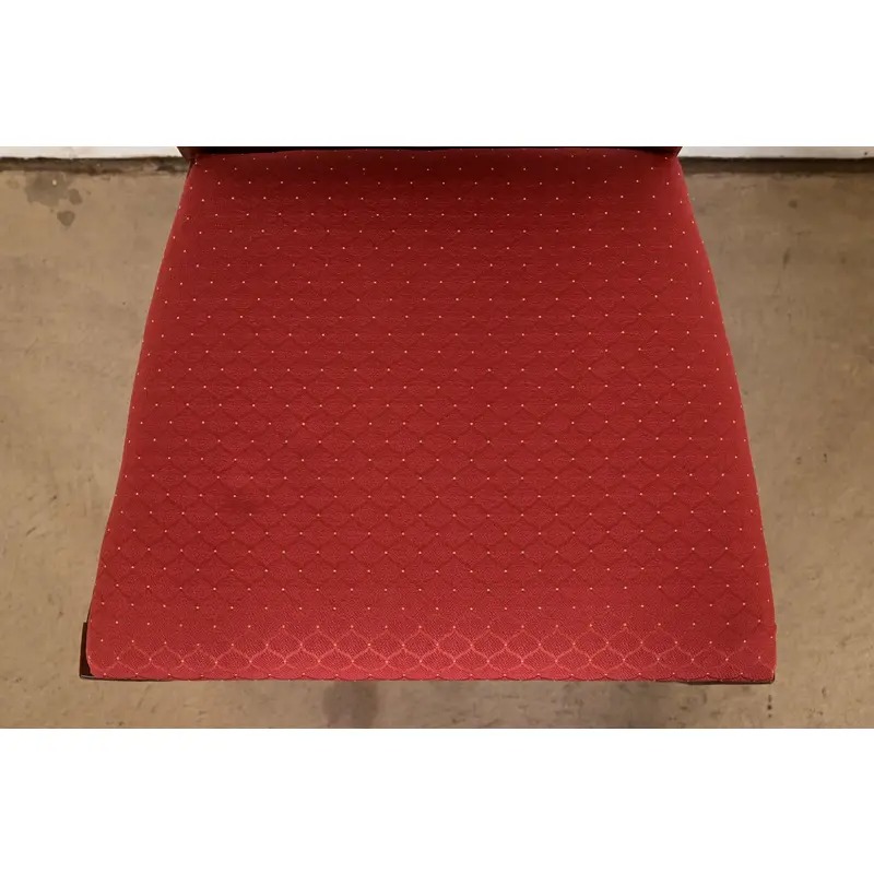 Baker Furniture Style Federal Mahogany Shield Back Dining Chairs, Pair - Image 7