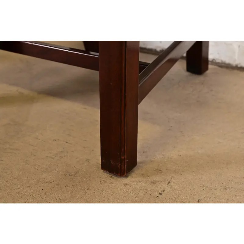 Kindel Furniture Georgian Carved Mahogany Dining Chairs, Set of Four - Image 8