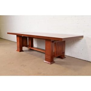 Frank Lloyd Wright for Cassina Arts & Crafts "Allen" Dining Table, Newly Refinished