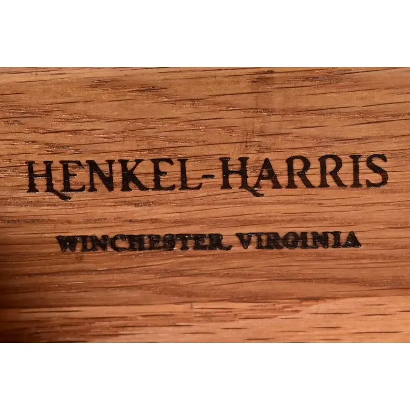 Henkel Harris Georgian Solid Mahogany Nightstand or Bachelor Chest - Image 9