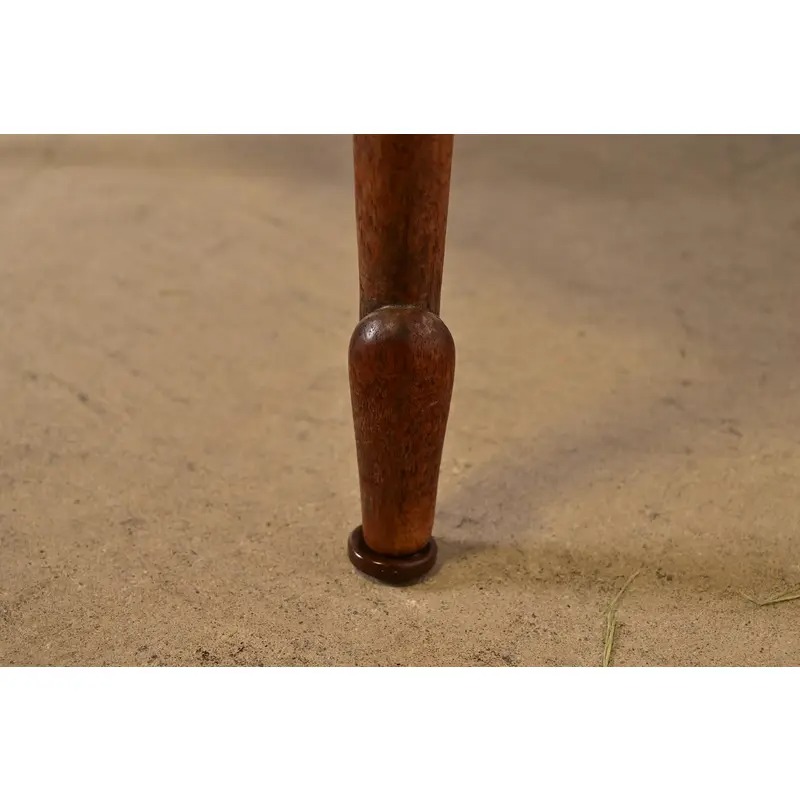 William Doezema for Mastercraft Mid-Century Modern Hollywood Regency Burl Wood and Cane Back Dining Chairs, Set of Four - Image 9