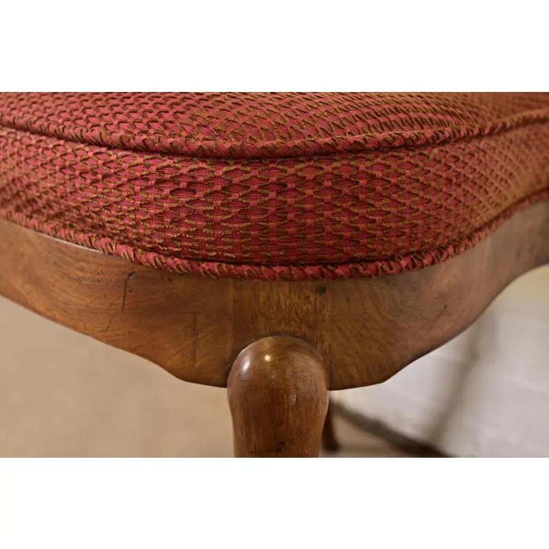 William Doezema for Mastercraft Mid-Century Modern Hollywood Regency Burl Wood and Cane Back Side Chairs or Dining Chairs, Pair - Image 9