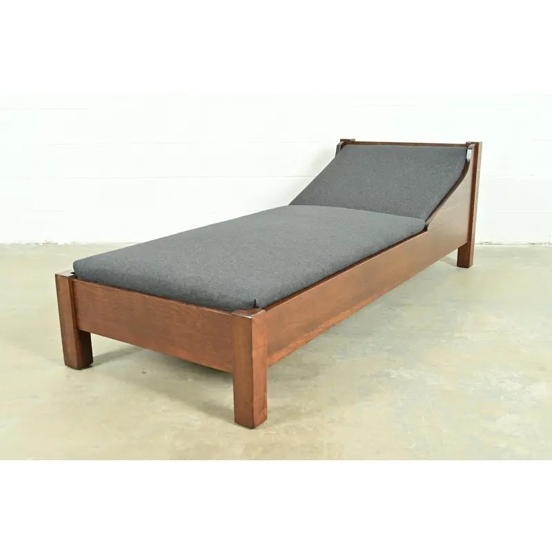 Limbert Antique Mission Oak Arts & Crafts Daybed, Newly Restored