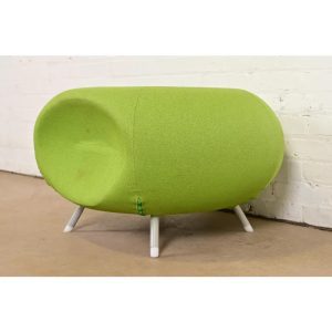 Modern Pebble Scalloped Stool or Ottoman by Allermuir