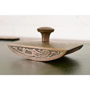 Marshall Field & Co. Antique Viking Bronze Rocker Blotter, Circa 1910