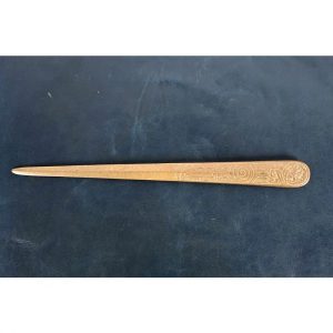 Tiffany Studios New York Zodiac Bronze Doré Letter Opener