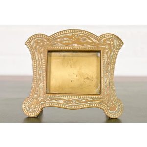 Marshall Field & Co. Antique Viking Bronze Picture Frame or Calendar Frame, Circa 1910