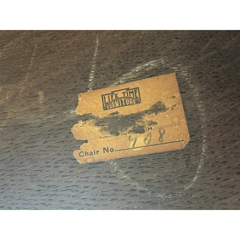 Lifetime Furniture Antique Mission Oak Arts & Crafts Desk or Library Table, Circa 1910 - Image 13