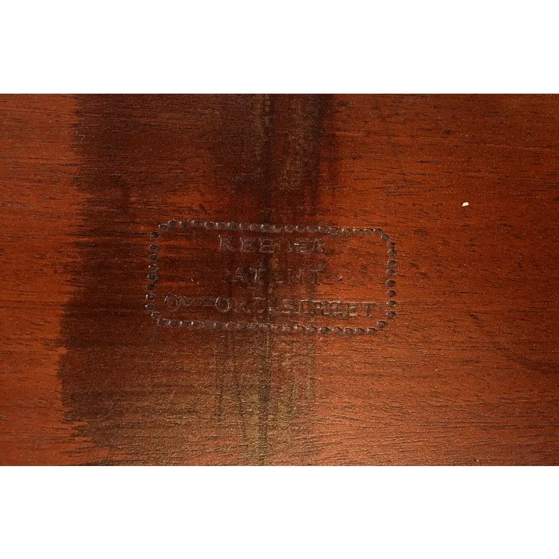 Reeder of London Antique English Regency Carved Mahogany Pedestal Extension Dining Table, Newly Restored - Image 13