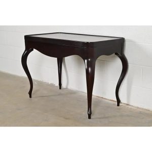Barbara Barry for Baker Furniture French Regency Dark Mahogany Console or Side Table