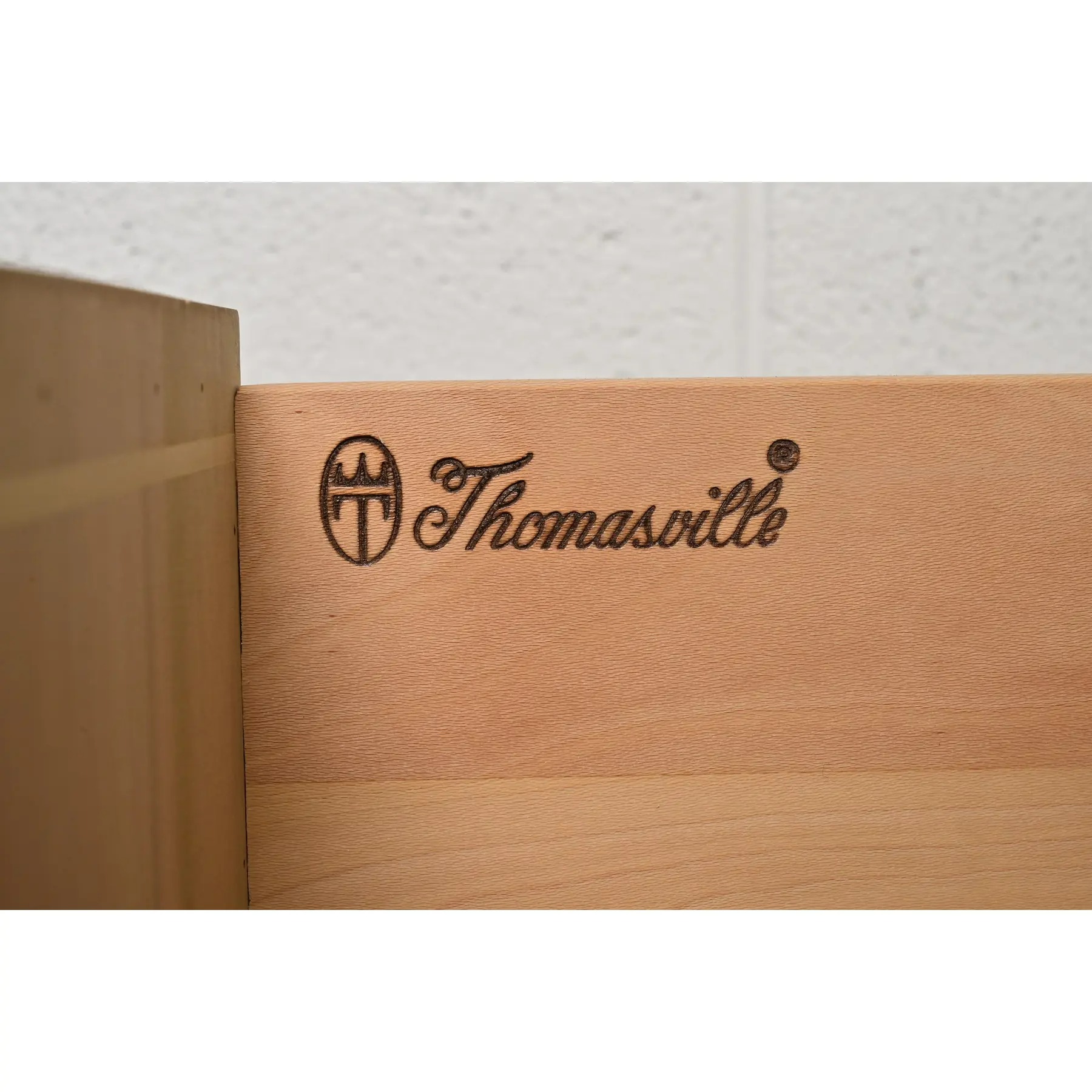 Thomasville Mediterranean Oak Armoire Dresser or Gentleman's Chest, Circa 1970s - Image 8