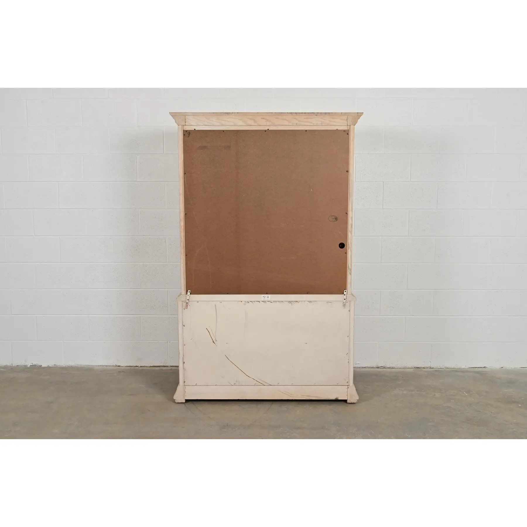 Thomasville Mediterranean Oak Armoire Dresser or Gentleman's Chest, Circa 1970s - Image 11