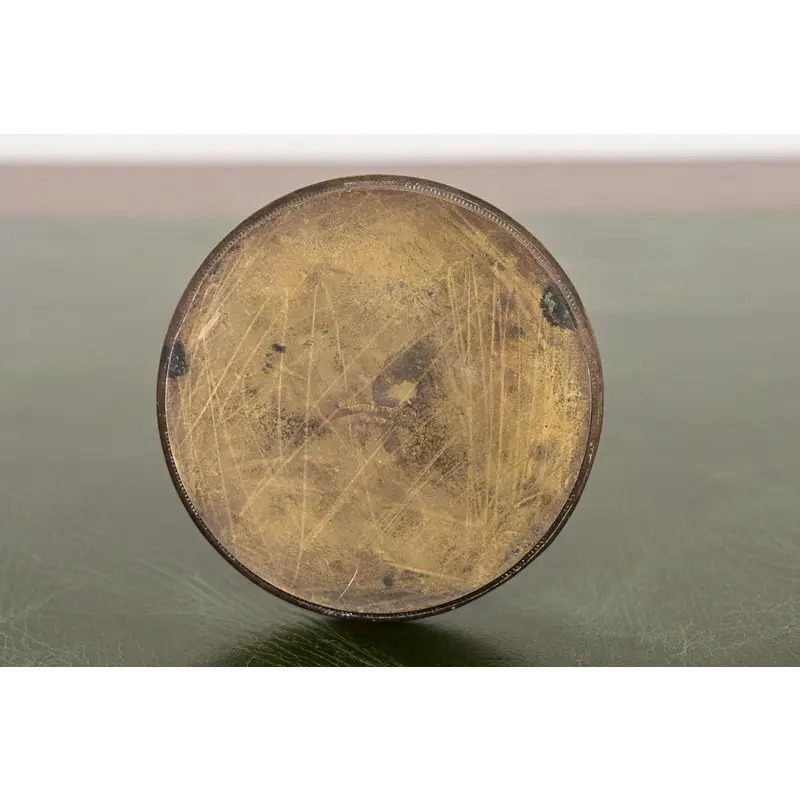 Marshall Field & Co. Antique Viking Bronze Stationery Holder Spindle, Circa 1910 - Image 6