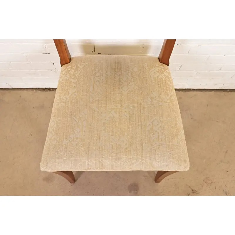 Kindel Furniture Regency Carved Cherry Wood Side Chairs or Dining Chairs, Pair - Image 7