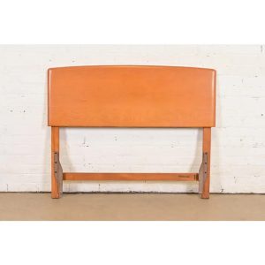 Heywood Wakefield Mid-Century Modern Solid Birch Twin Size Headboard, 1950s