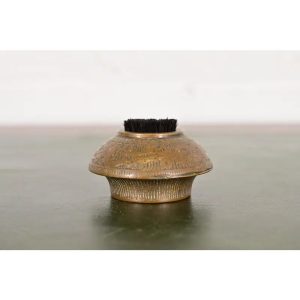 Marshall Field & Co. Antique Viking Bronze Pen Brush, Circa 1910