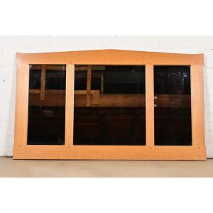 Stickley Mission Oak Arts & Crafts Triple Wall Mirror