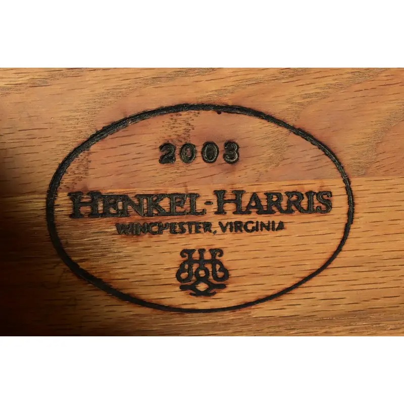 Henkel Harris Georgian Carved Flame Mahogany Lighted Breakfront Bookcase Cabinet - Image 10