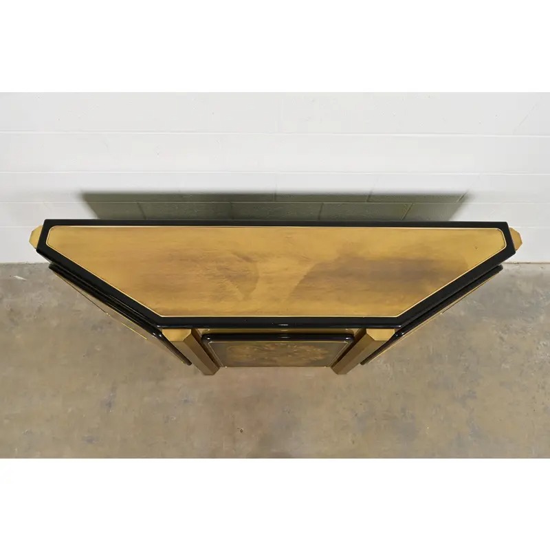 Bernhard Rohne for Mastercraft Acid Etched Brass "Tree of Life" Sideboard Credenza, 1970s - Image 11